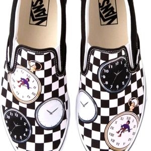 Karl Jacobs x Vans Slip-On Skate Shoe - Black / White